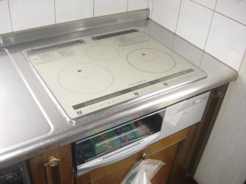 静岡県裾野市日立IHクッキングヒーター設置