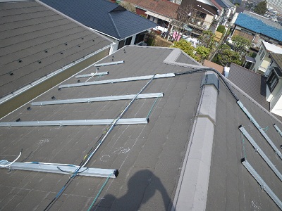 藤沢市　M様邸　太陽光発電、オール電化システム施工?