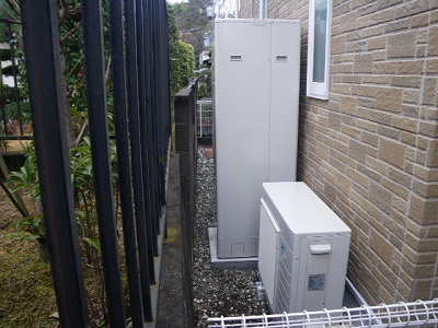 藤沢市　M様邸　太陽光発電、オール電化システム施工?