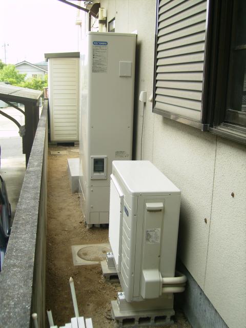 岡山市Ｗ様邸オール電化（エコキュート・ＩＨ）
