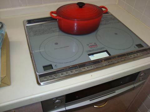 IHクッキングヒーター完全いんぺい配線工事