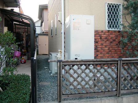 三重県松阪市　エコキュート設置工事