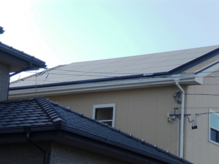 三重県松阪市T様邸　太陽光発電　シャープ製3.2ｋｗ