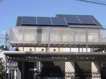 静岡県湖西市O様邸　太陽光発電　長州産業4.2ｋｗ