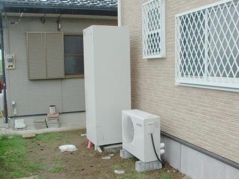 熊谷市K様邸　エコキュート工事