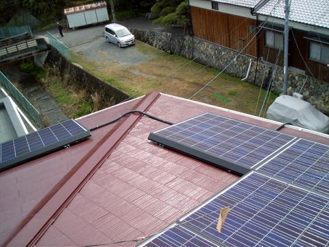 箕面市M邸太陽光発電工事