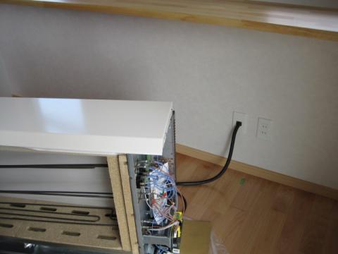 深夜電力２００V配線です【蓄熱暖房器工事】【長野県長野市】オール電化・エコ電化JP【大光電気商会】