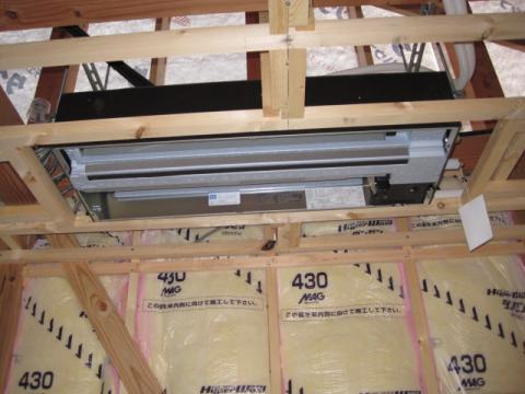  天井へ埋込みませんか【エアコン工事】【長野県長野市】オール電化・エコ電化JP【大光電気商会】