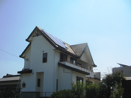 無添加住宅に太陽光発電！　サンヨー製　3.15ｋｗ