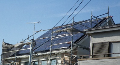 藤沢市H様邸　太陽光発電システム施工?