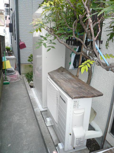 高槻市北昭和台町でＩＨとエコキュートを取り付けるオール電化工事