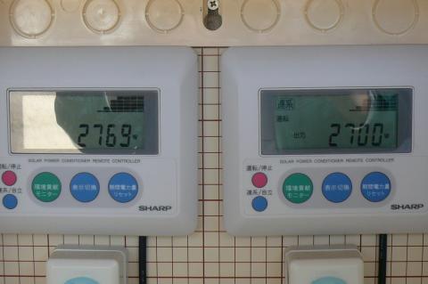 太陽光モニター写真