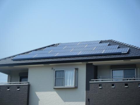奈良県大和高田市　太陽光発電（三菱2.59kw）システム工事