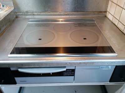 栃木県小山市H様邸IHクッキングヒーター取付工事