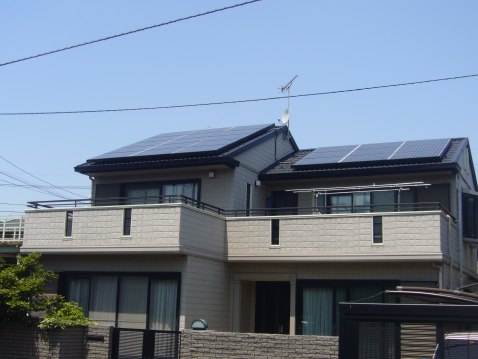 埼玉県上尾市西宮下　松澤さま邸　太陽光発電システム設置工事