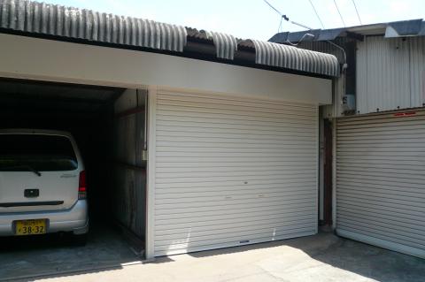 車庫修理綺麗に直りました