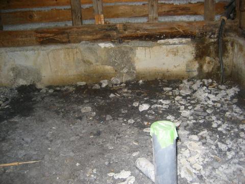 腐った土台がこんなにきれいになりました。