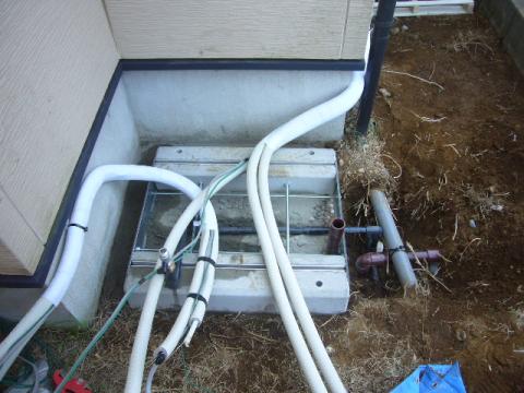 エコキュートはエコベースを使用し１日で完了