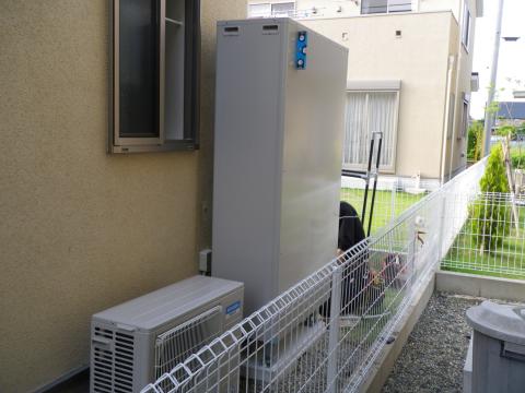 茨城県取手市Ｙ様邸《エコキュート設置》