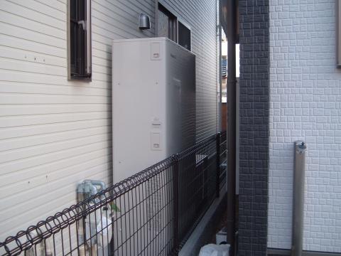 大阪府箕面市Ｙ様　エコキュート工事