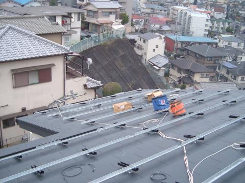 大阪府枚方市Ｆ様　太陽光発電工事