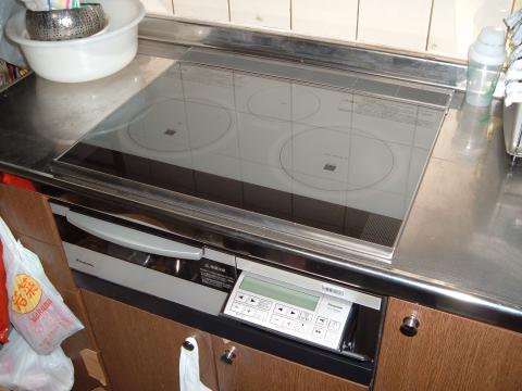 大阪府池田市T様　IHクッキングヒーター工事