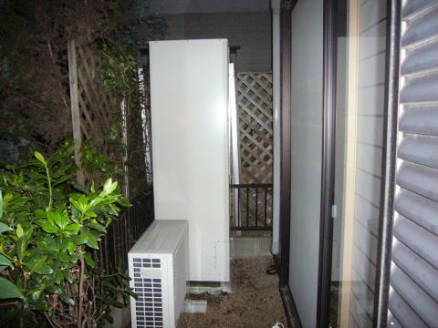 千葉市花見川区のエコキュート設置工事