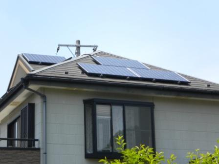 八王子市下柚木にSANYO太陽光発電で〜す!!