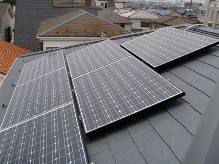 東京都江戸川区船堀にSANYO太陽光発電で〜す　!!