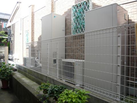 茨木市Ｆ様の、２世帯オール電化工事（エコキュート編）