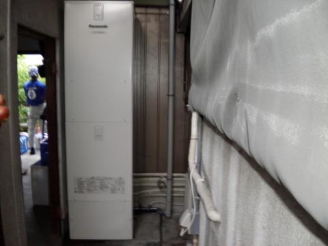 茨木市Ｍ．Ｙ様のエコキュート設置工事