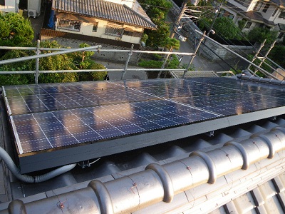 鎌倉市　K様邸　太陽光発電施工