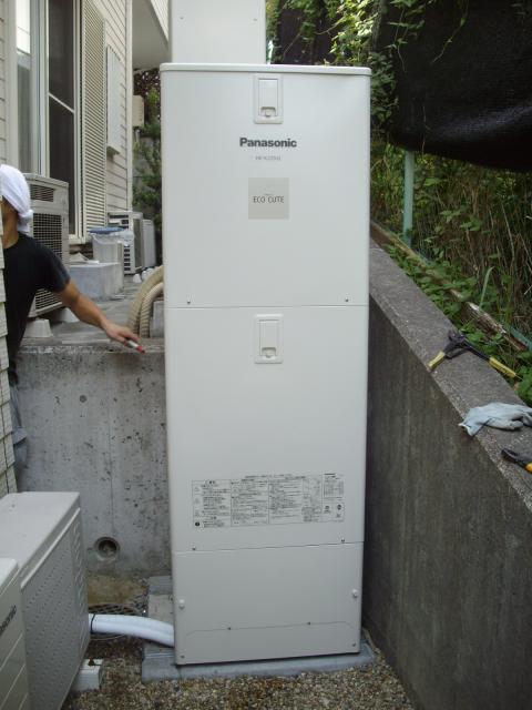 アトム電器守口東店のオール電化工事（エコキュート編）