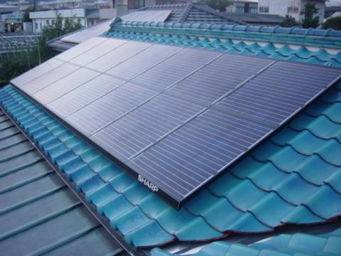 裾野市シャープサンビスタ設置工事