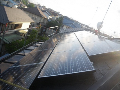 横浜市　T様邸　太陽光電・オール電化導入