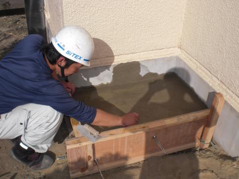 愛知県田原市谷熊町Y様邸　エコキュート入替工事（基礎工事編）