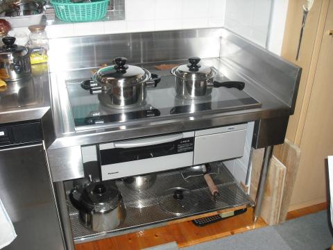 ＩＨヒーターが、取り付けできました〜!!