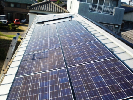 太陽光発電　シャープ製5.21ｋｗ　愛知県尾張旭市