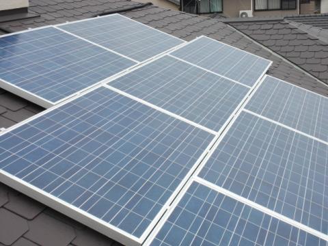 中部地区初設置！太陽光発電　パワーコムソーラー4.44ｋｗ?　