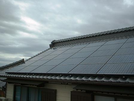 既設住宅太陽光発電取付