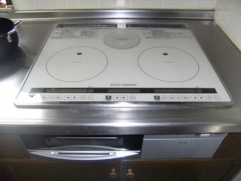 東京都八王子市I様邸　IHクッキングヒーター