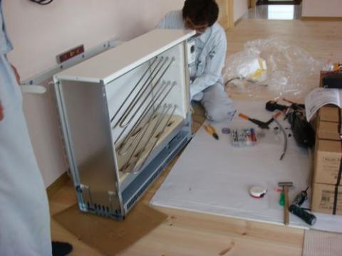 蓄熱暖房機設置工事　