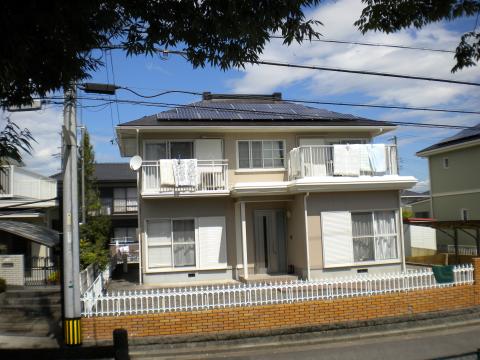 三重県津市片田新町にて、太陽光発電設置