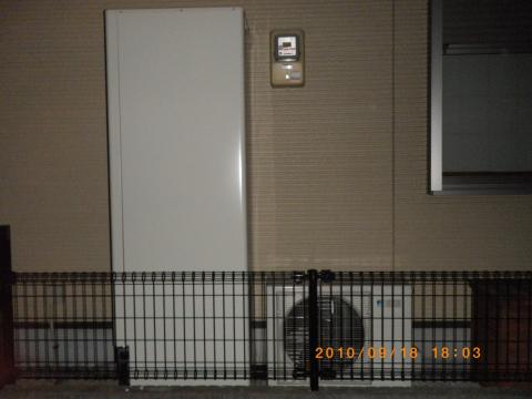 埼玉県狭山市Ｉ様邸《エコキュート設置》