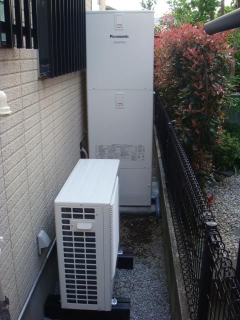 埼玉県上尾市Tさま邸（エコキュート設置工事）