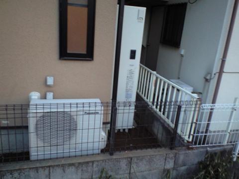 埼玉県上尾市Wさま邸（エコキュート設置工事）