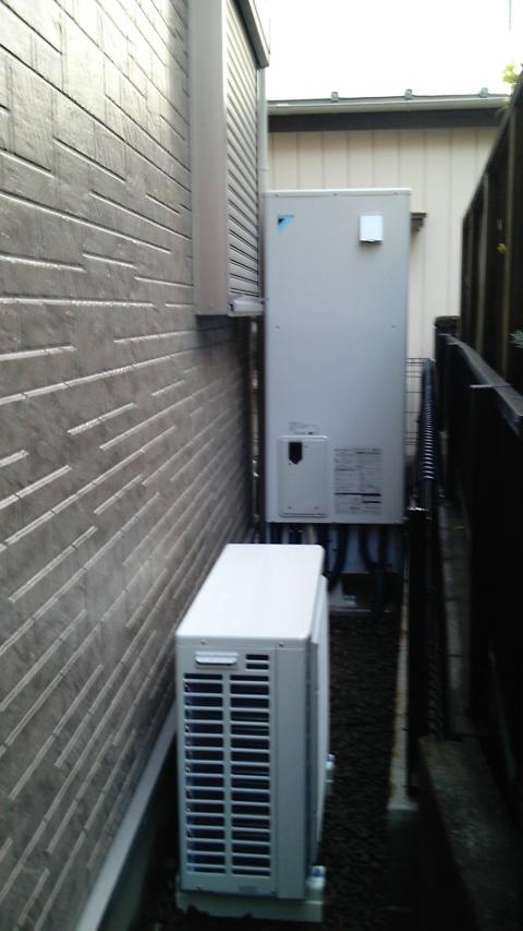 埼玉県鳩ケ谷市Ｓ様邸《エコキュート設置》