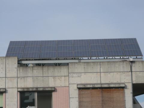 太陽光パネルも設置