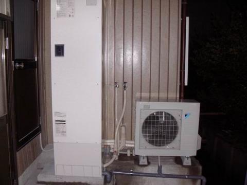 岐阜県　K様邸　エコキュート工事