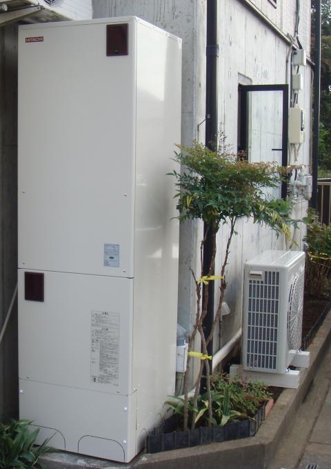 埼玉県上尾市Gさま邸（エコキュート設置工事）